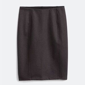 Elegant Gray Pencil Skirt NWT